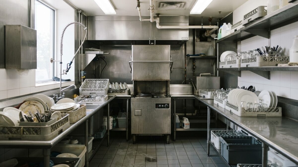 Commercial Dishwashers: High-Temp, Low-Temp and Chemical Sanitizing Explained